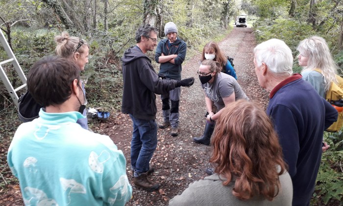 First catch of the day at Canada Farm bat box checks 24th Sept 22