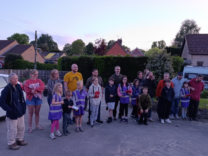 Shepton Beauchamp Big Bat Count teams 10th May 2025